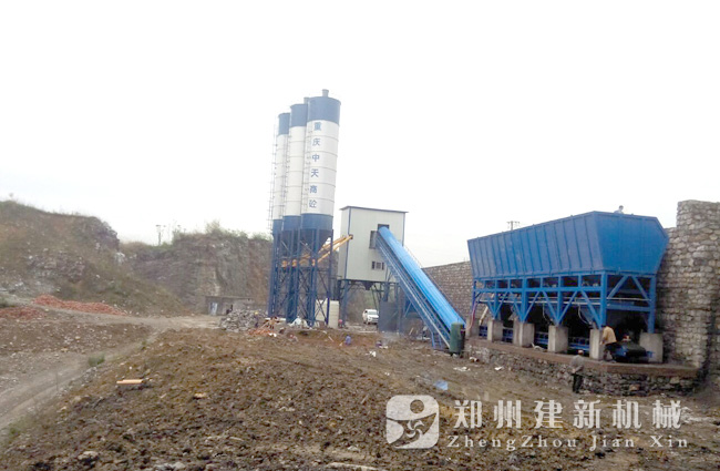 重庆南川南平HZS120混凝土万象城（中国）现场案例