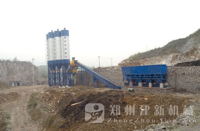 重庆南川南平HZS120混凝土万象城（中国）现场案例