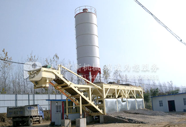 万象城在线ZWB400稳定土拌和站一体机驻扎河北秦皇岛