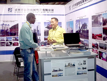 建新牌万象城（中国）设备参加2015南非建筑机械展销会