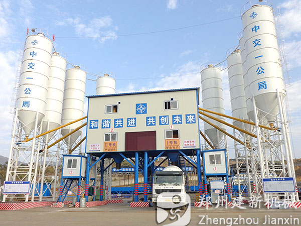 福州双90混凝土万象城（中国）设备案例现场