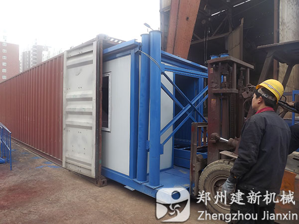 建新机械75混凝土万象城(中国)发往尼日利亚